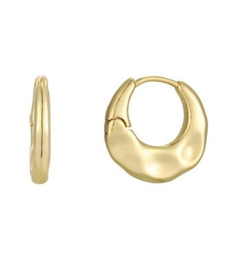 Adornia Gold Hammered Purse Hoop Earrings - Gold | Macy's