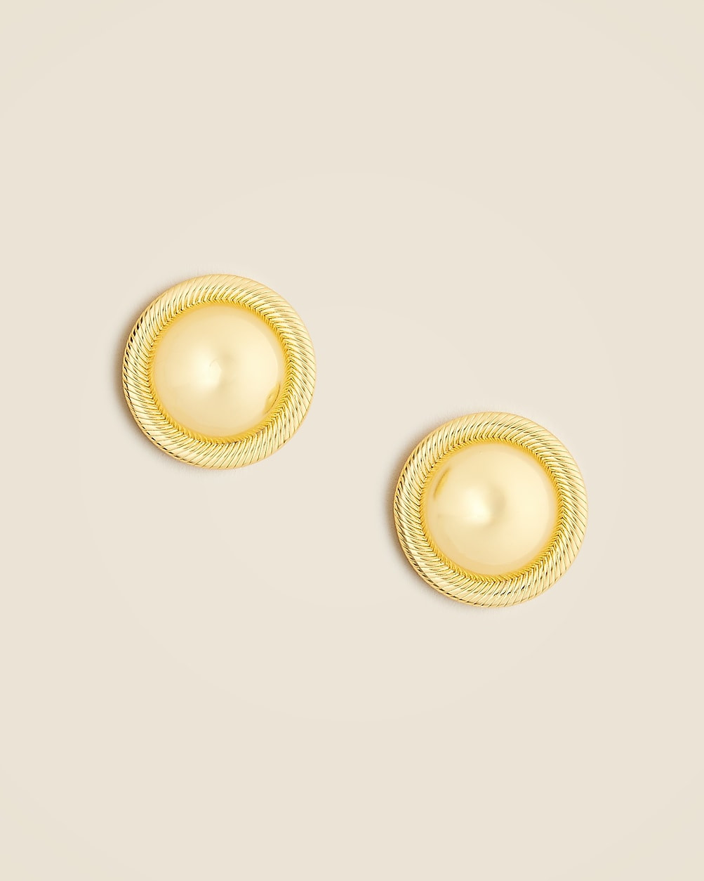 Oversized rope stud earrings | J. Crew US