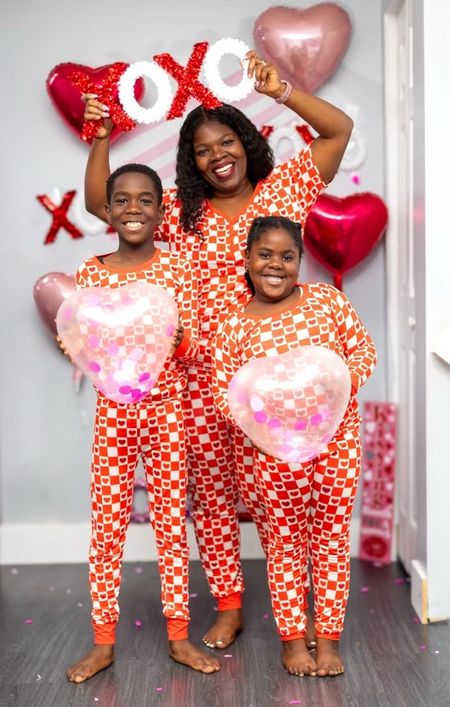 Snuggled up in the comfiest and buttery soft Pajamas from @dreambiglittleco with my adorable sidekicks! 🌙❤️ It’s going to be a Dreamy Valentine’s over here. Swipe through for some serious cuteness overload! #PajamaParty #adreamyvalentine #dreambiglittleco #dblcpartner #ad

#LTKfamily #LTKkids