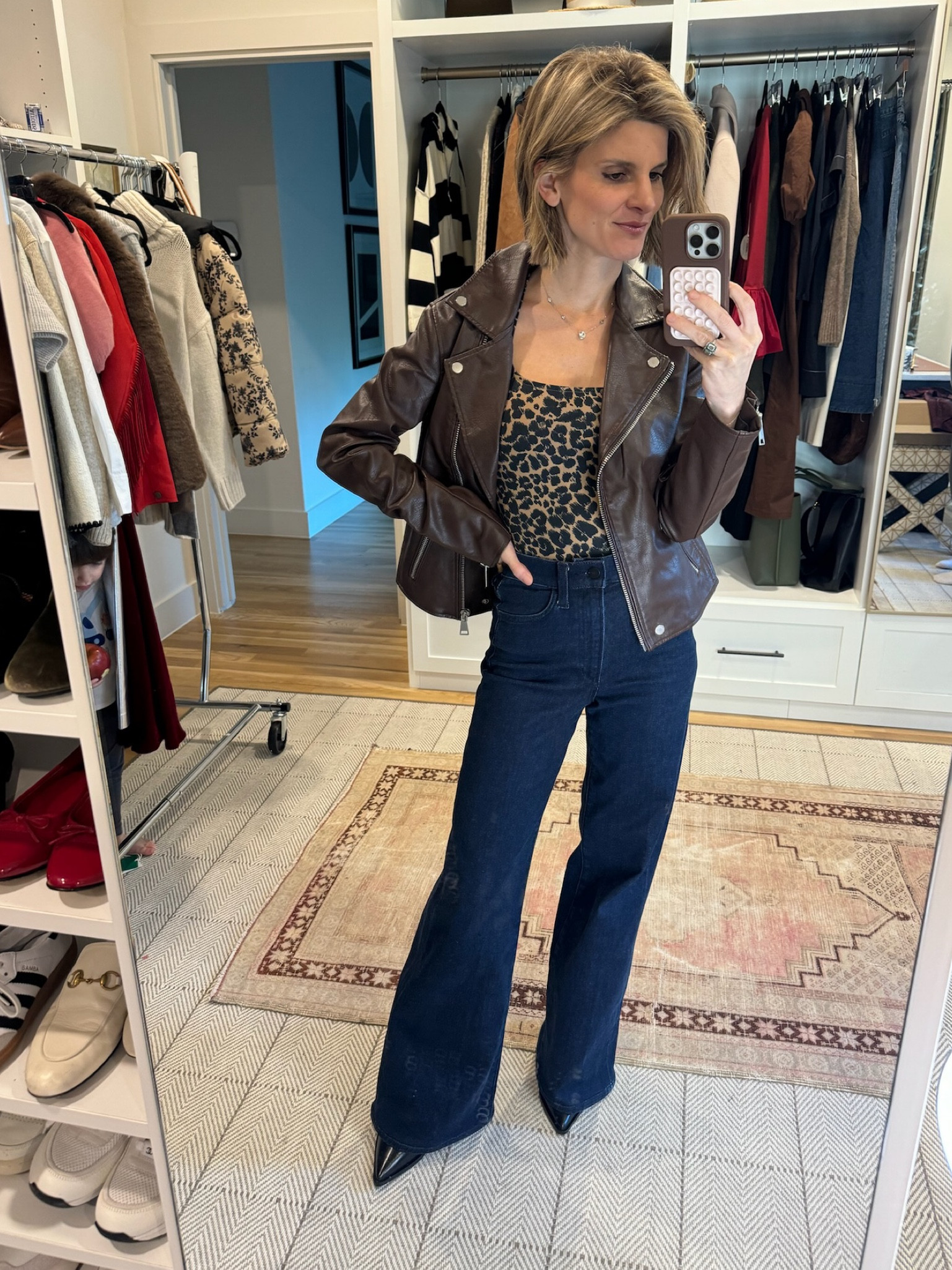 Use code BRIGHTON30 for 30% off. Wearing XS in shirt and jacket 