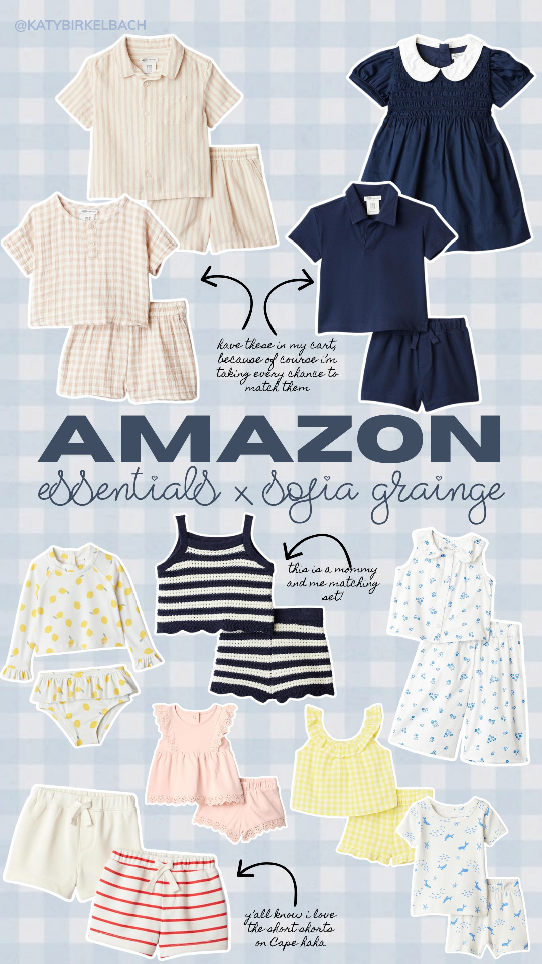 Amazon Essentials x Sofia Grainge is one of my favorite collections to shop for the kids! Everything is so darn cute and so many outfits that I can get for the kids to match haha

amazon finds, amazon essentials, amazon toddler finds, amazon outfits, amazon essentials x sofia grainge, amazon storefront, katy birkelbach amazon storefront 

 #LTKSaleAlert #LTKBaby #LTKKids