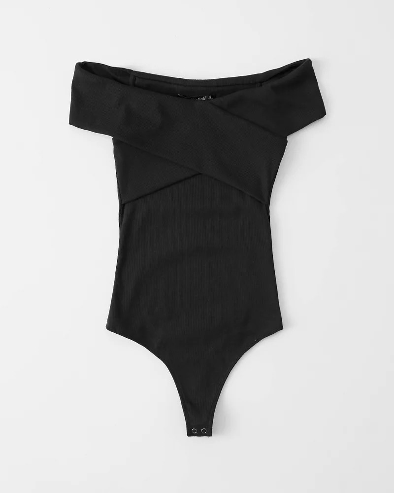 Off-the-Shoulder Bodysuit | Abercrombie & Fitch US & UK