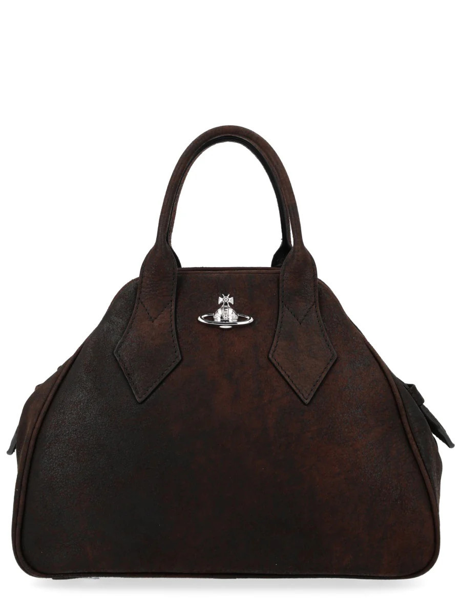 Yasmine Lamb Leather Orb Bag | Shop Simon