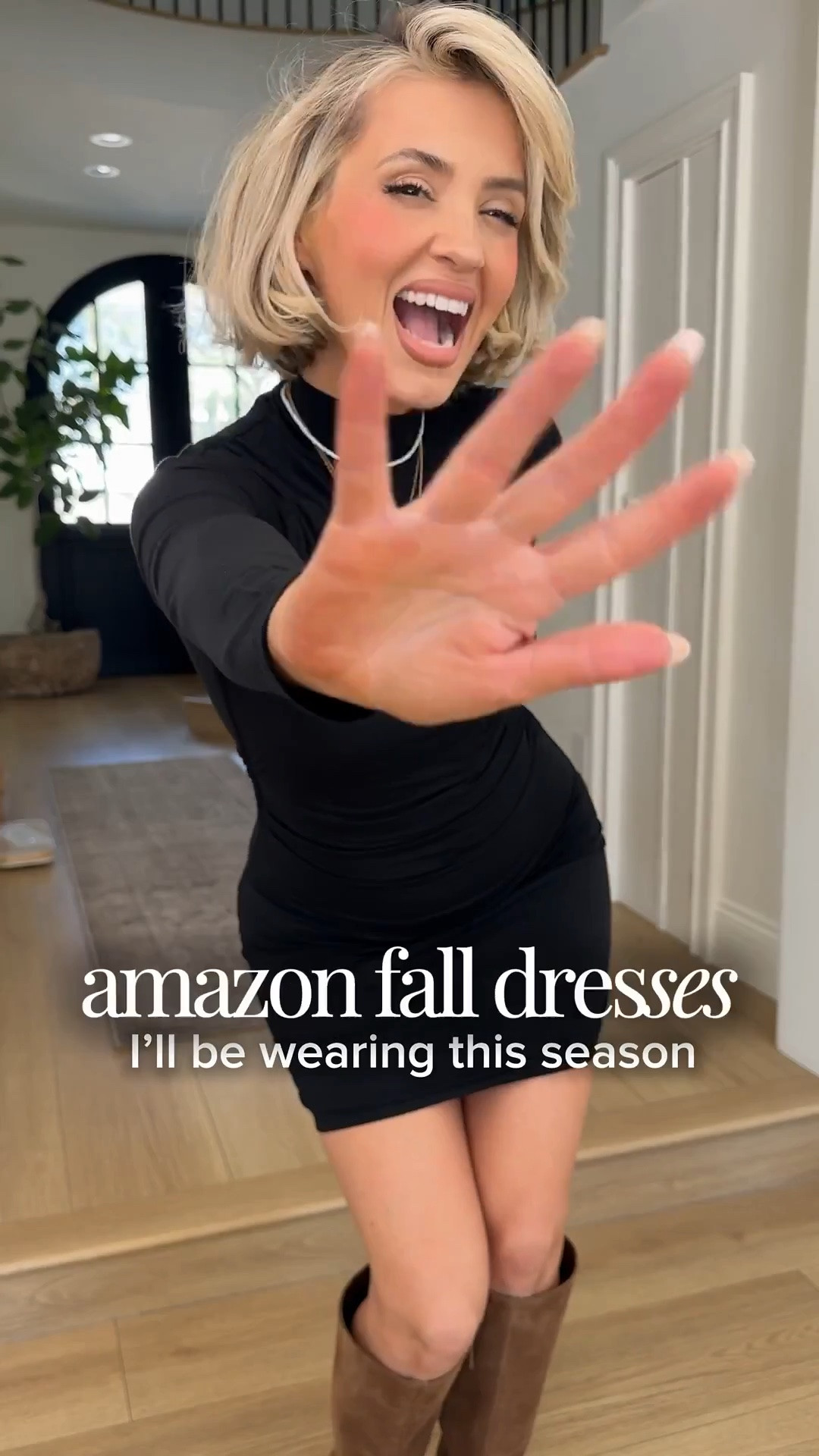 Amazon fall dresses I’ll be wearing ON REPEAT 😎🖤 

Wearing a small on everything! 
The black and white button dress — I cinched the waist by using the clip linked below!

 Amazon fall dresses for every occasion 🍂 From casual everyday looks and work outfits to date night, church, brunch, Thanksgiving and holiday plans—these are versatile fall wardrobe staples you can style now and wear straight into winter.

Amazon fall dresses, fall outfit ideas, casual fall dresses, sweater dresses, knit dresses, transitional fall outfits, fall wardrobe staples, everyday dresses, work dresses, date night dresses, church dresses, brunch outfits, fall wedding guest dresses, Thanksgiving outfit ideas, family photo outfits, holiday dresses, layering pieces, fall-to-winter outfits, versatile dresses, affordable fall fashion, Amazon fashion finds.

#LTKgrwm #LTKootd #LTKU