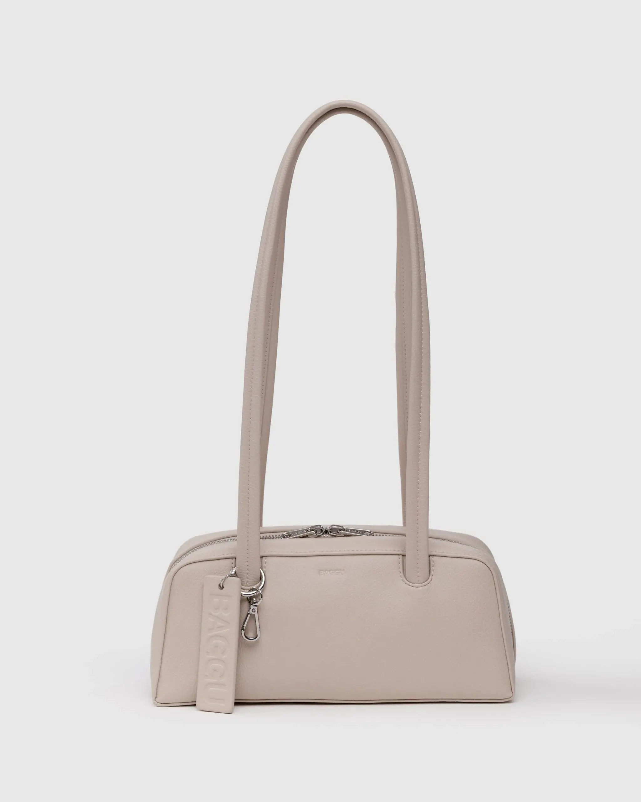 Small Recycled Leather Bowler Bag | BAGGU