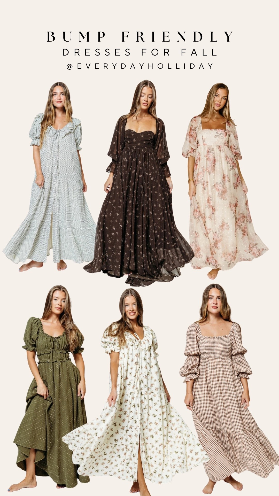 These bump-friendly dresses from Worth Collective are giving all the fall maternity style inspo. Which print would you wear for a fall maternity shoot?

#LTKootd #LTKmomlife #LTKgrwm
