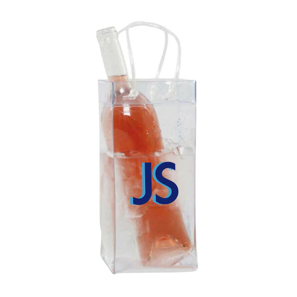 Clear Wine Bag | Sprinkled With Pink