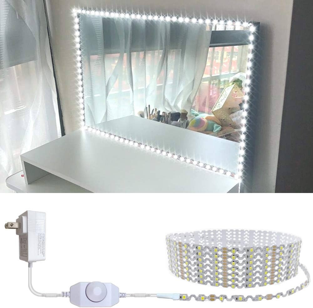13ft/4M Led Vanity Mirror Lights Kit Bendable NO NEED TO CUT Vanity Make-up Mirror Cloakroom Adju... | Amazon (US)