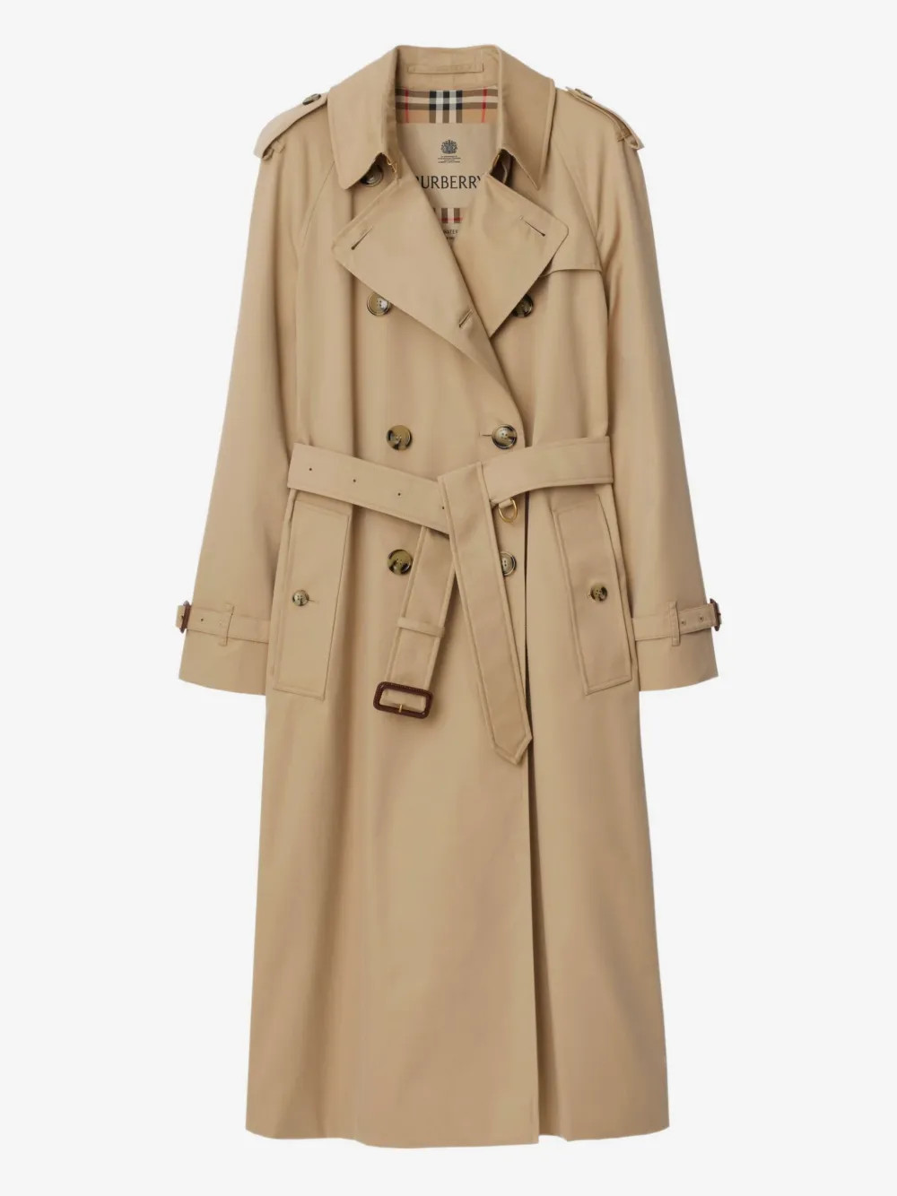 Burberry long Waterloo Heritage trench coat - Neutrals | Farfetch Global