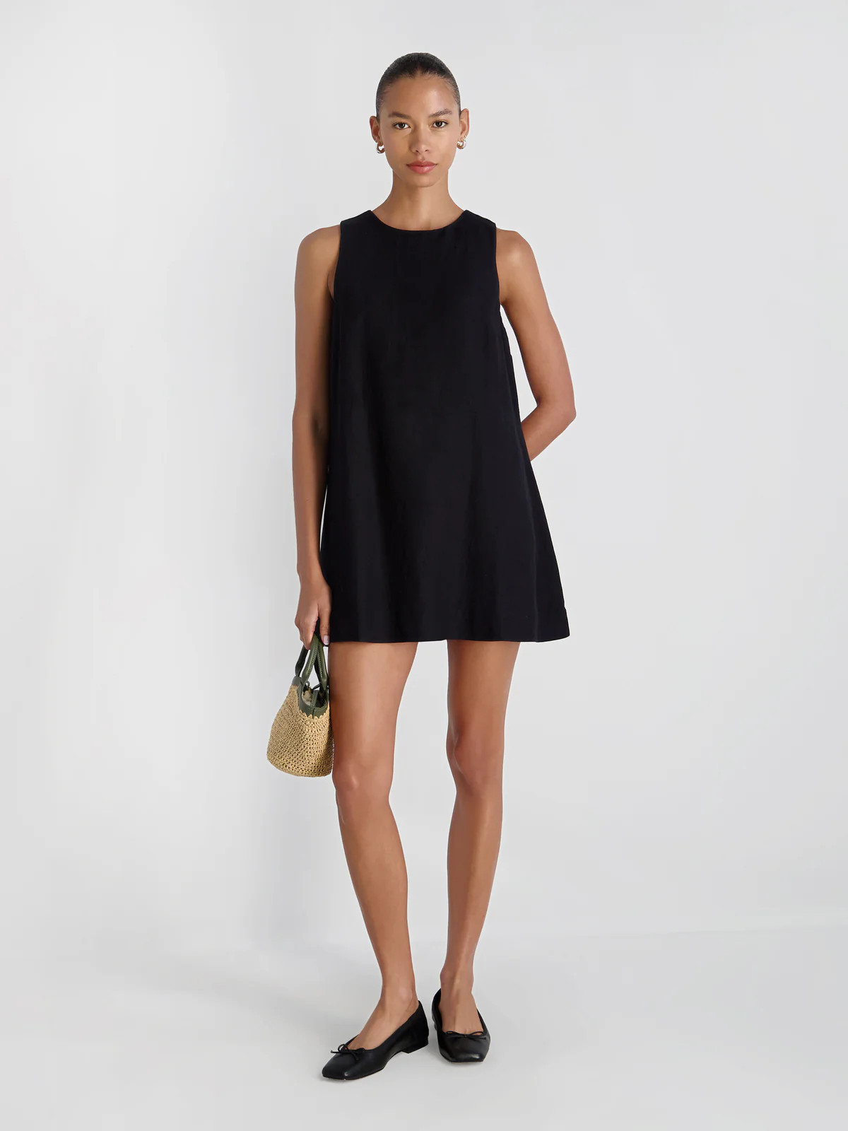 COOPER LINEN SLEEVELESS MINI DRESS | French Connection (US)