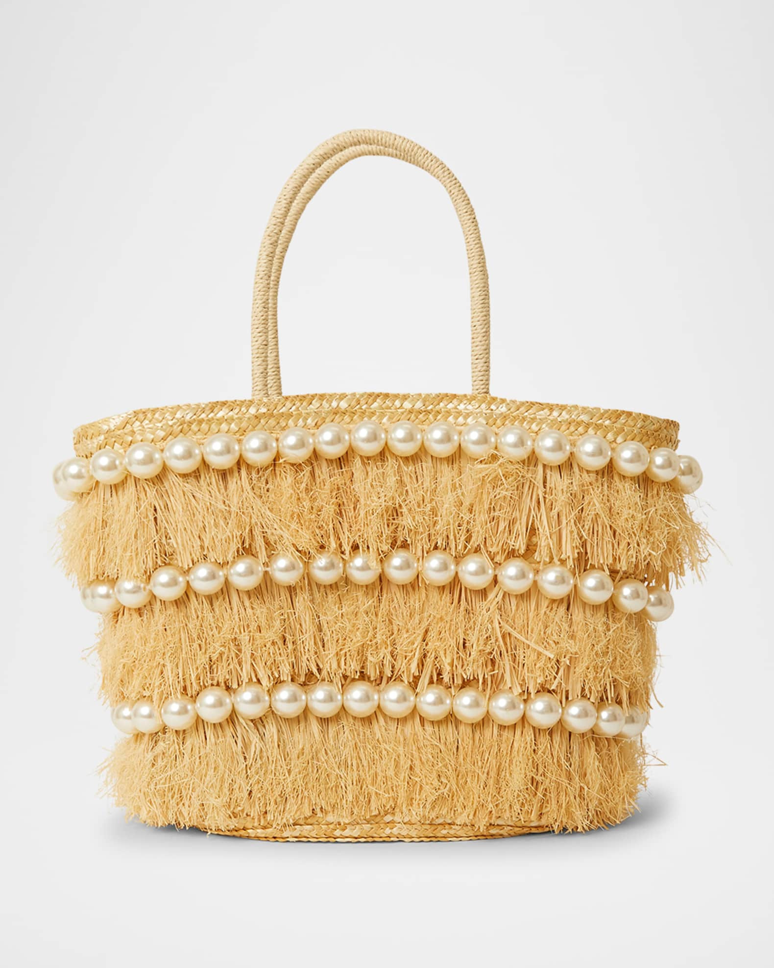 BTB Los Angeles Oliva Pearly Stud Tote Bag | Neiman Marcus