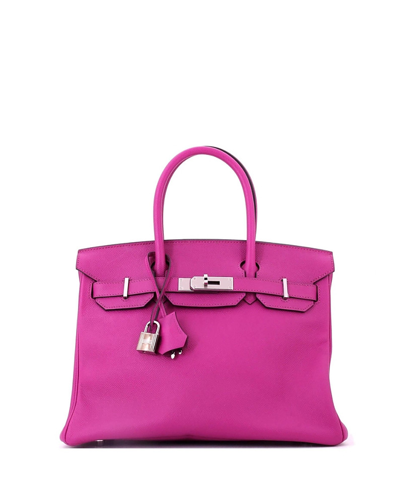 Pre-Owned HERMES Birkin 30 Handbag Pink Epsom with Palladium Hardware | Bloomingdale's (US)