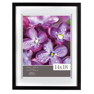 11" x 14" Frame Black - Gallery Solutions | Target