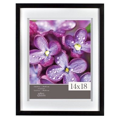 11" x 14" Frame Black - Gallery Solutions | Target