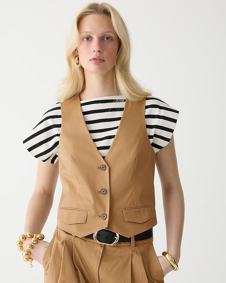 Slim-fit vest in lightweight chino | J.Crew US