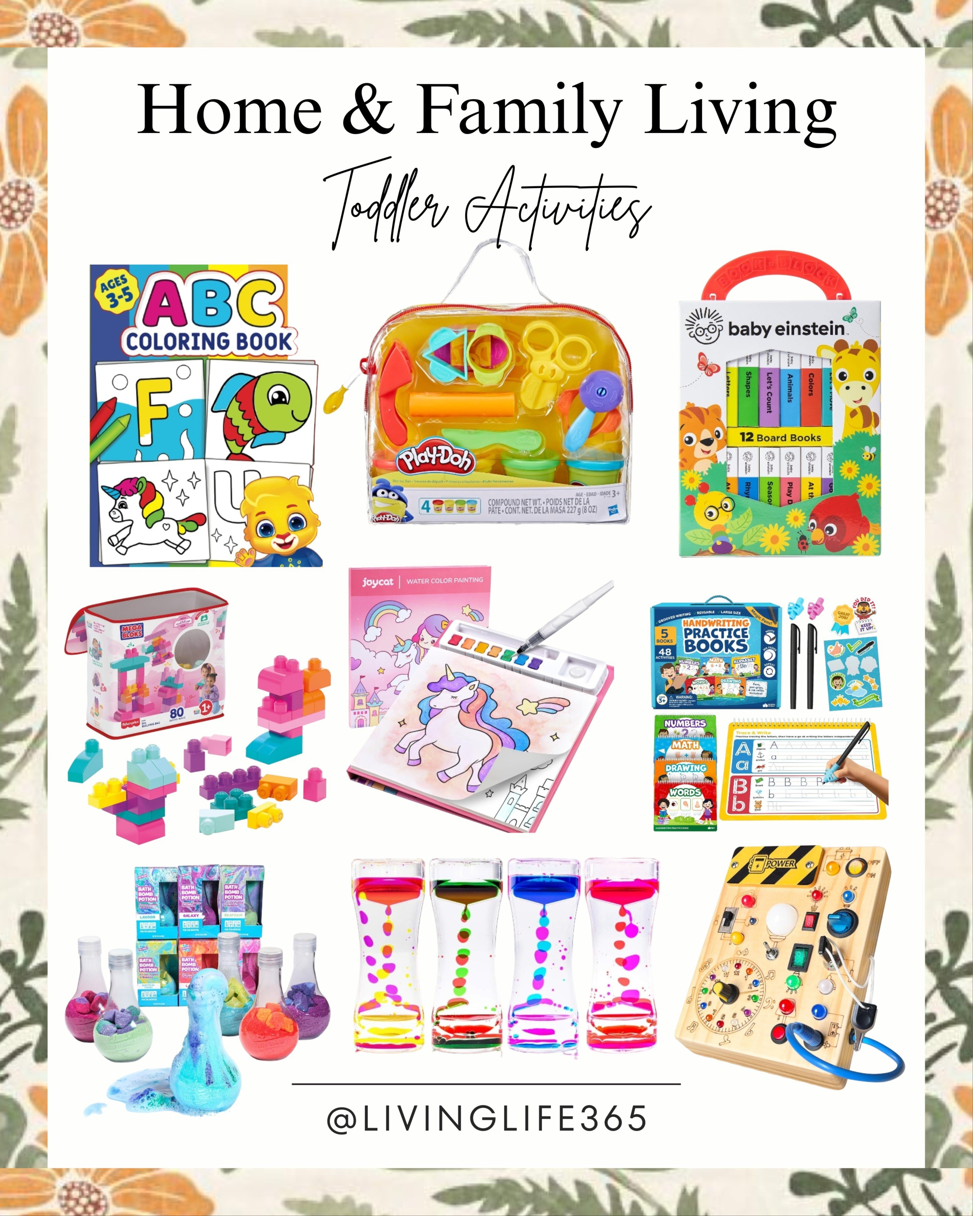 Stuck inside with a little one? Keep them busy and learning with these amazing toddler activities! From sensory play essentials to educational toys and fun DIY ideas, I've rounded up everything you need for hours of fun. Tap the link to shop my favorite picks and create your own little play-at-home adventure! #ToddlerActivities #ToddlerLife #Playroom #MomLife #Parenting #ToddlerPlay #SensoryPlay #LearningThroughPlay #KidsActivities

#LTKSaleAlert #LTKKids #LTKBaby