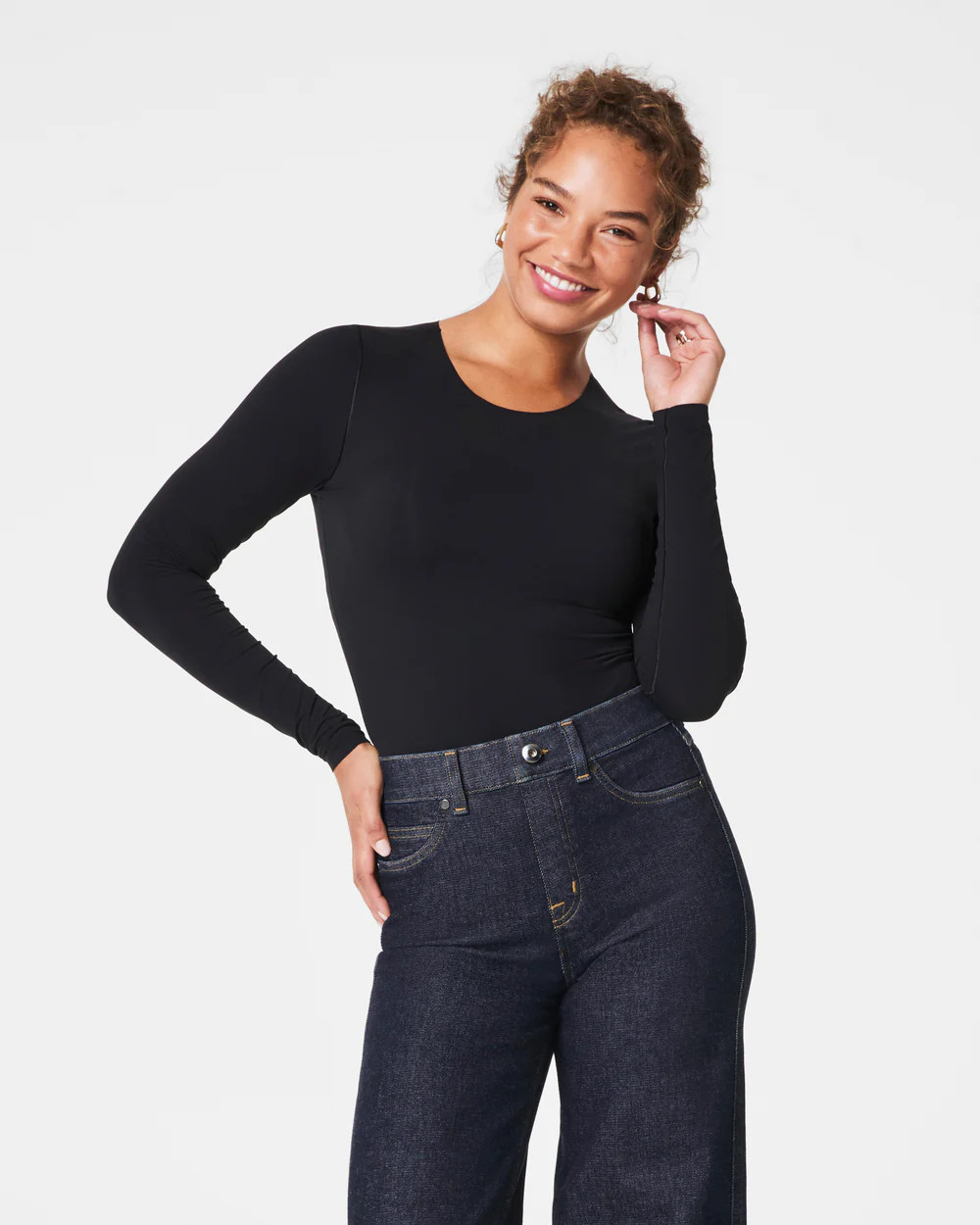 SPANX® Fit-To-You Long Sleeve Crew Neck Top | Spanx