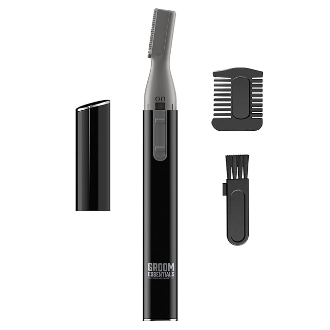 ChargeWorx Groom Essentials Micro Precision Beard Trimmer, Cordless, Double-Sided Mustache Trimme... | Amazon (US)