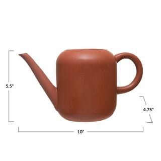 5.5" Rust Stoneware Watering Can with Reactive Glaze | Michaels | Michaels Stores