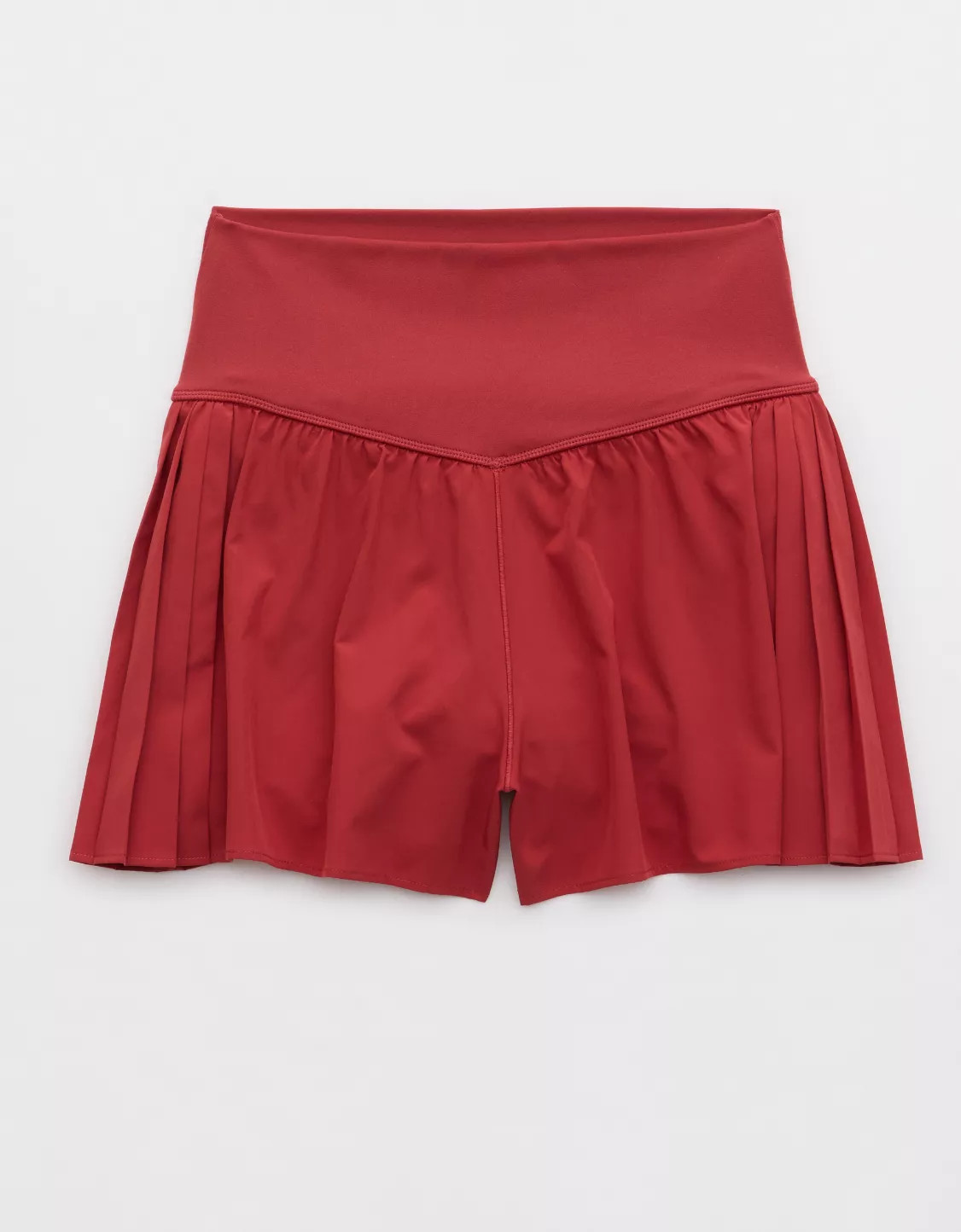 OFFLINE By Aerie Real Me Pleated Flowy Short | Aerie