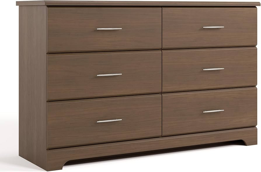 Storkcraft Brookside 6 Drawer Dresser, Hazelnut | Amazon (US)