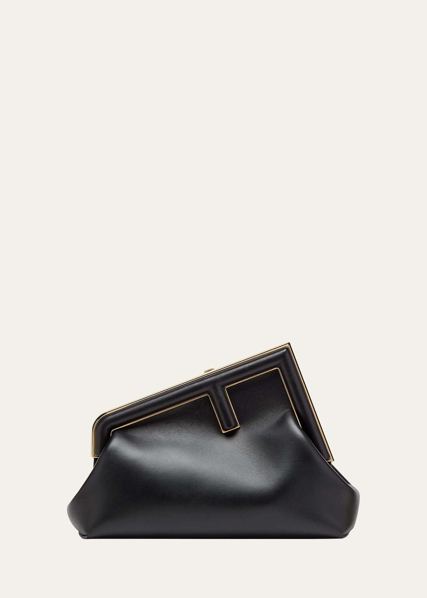 Small F Asymmetric Clutch Bag | Bergdorf Goodman