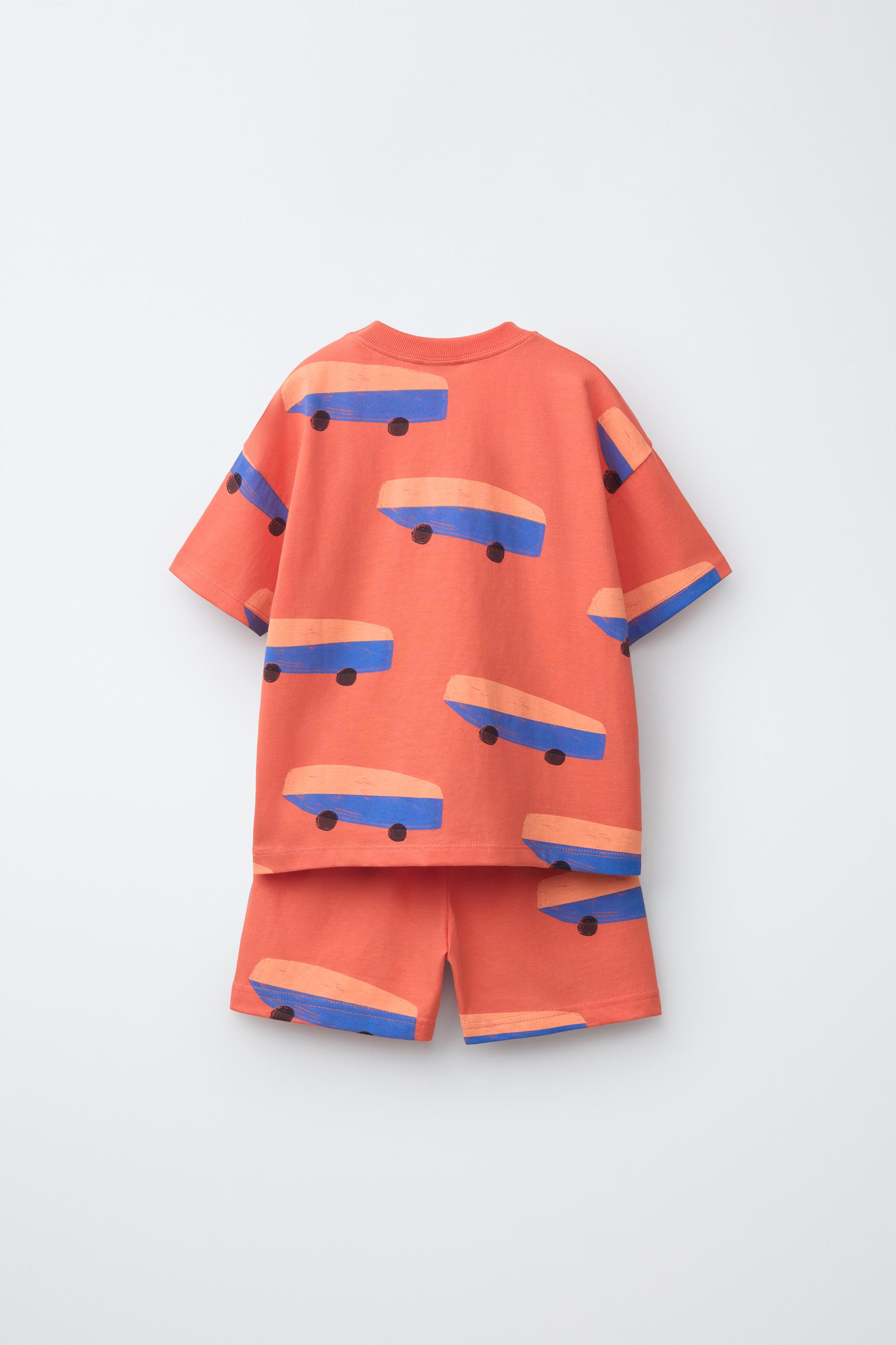 T-SHIRT AND SHORTS SET | Zara US