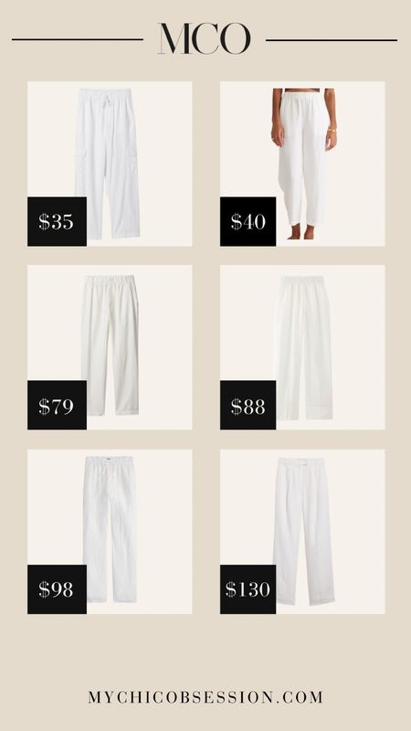White linen pants are the perfect addition to your summer outfit. Easy, breezy, and comfortable, they’re great for a weekend look or travel.

#LTKTravel #LTKStyleTip #LTKSeasonal