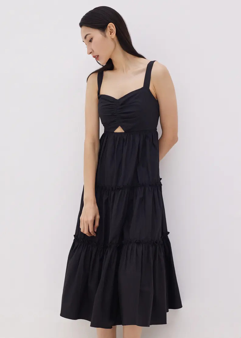 Heloisa Cut Out Tiered Dress | Love, Bonito USA