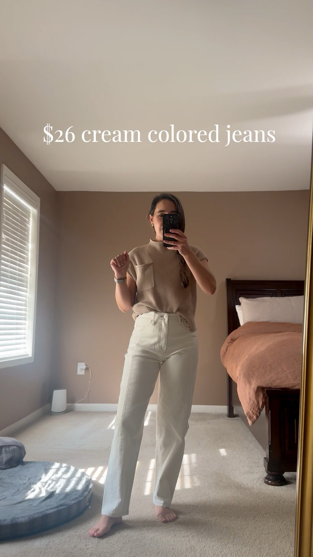 $26 cream colored jeans
Spring outfit
Size 0 (I’m 5’3” for reference no hemming needed!)
Walmart find
Barrel leg
Wide leg
Spring look

#LTKPetite #LTKootd #LTKmomlife