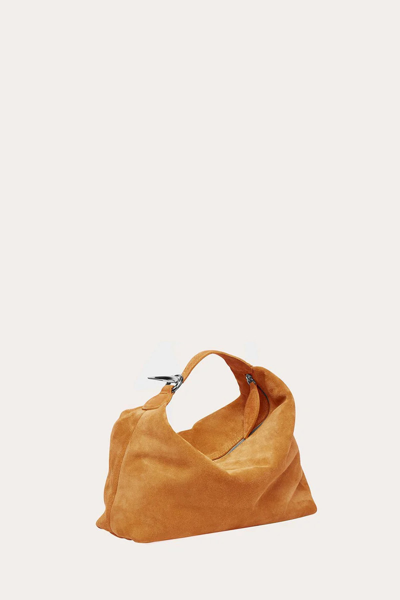 Pillow Pouch Suede Rhum | LITTLE LIFFNER