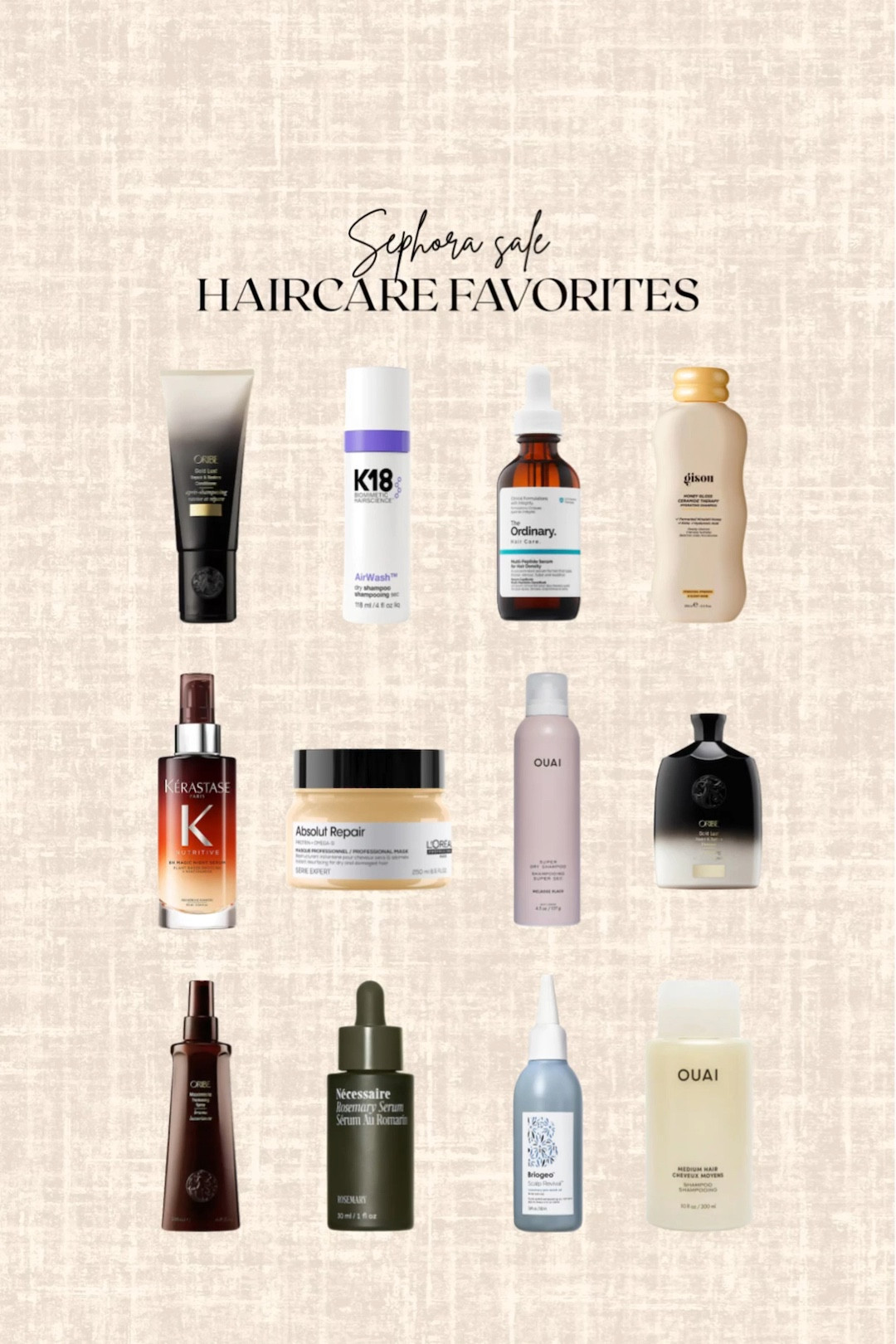 Sephora savings event - Haircare favorites! Use code EVERYTHING 

Sephora sale, Hair serum, hydrating shampoo, rosemary serum, conditioner, dry shampoo, hair oil, hair mask

#LTKSaleAlert #LTKHoliday #LTKBeauty