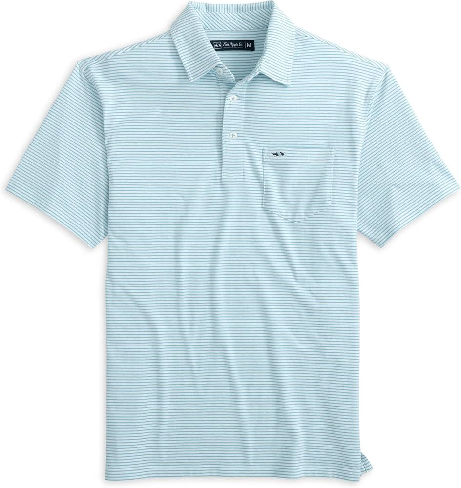 Fish Hippie Pamlico Stripe Polo | Amazon (US)