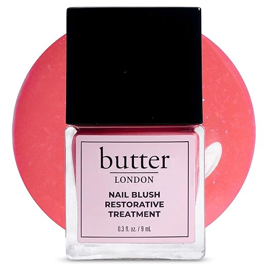 butter LONDON Nail Blush Restorative Strengthener, Tinted Sheer Nail Treatment - Sheer Buildable ... | Amazon (US)