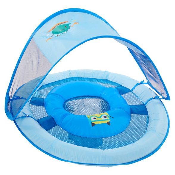 Swimways Blue Sea Monster Baby Spring Float Canopy | Target