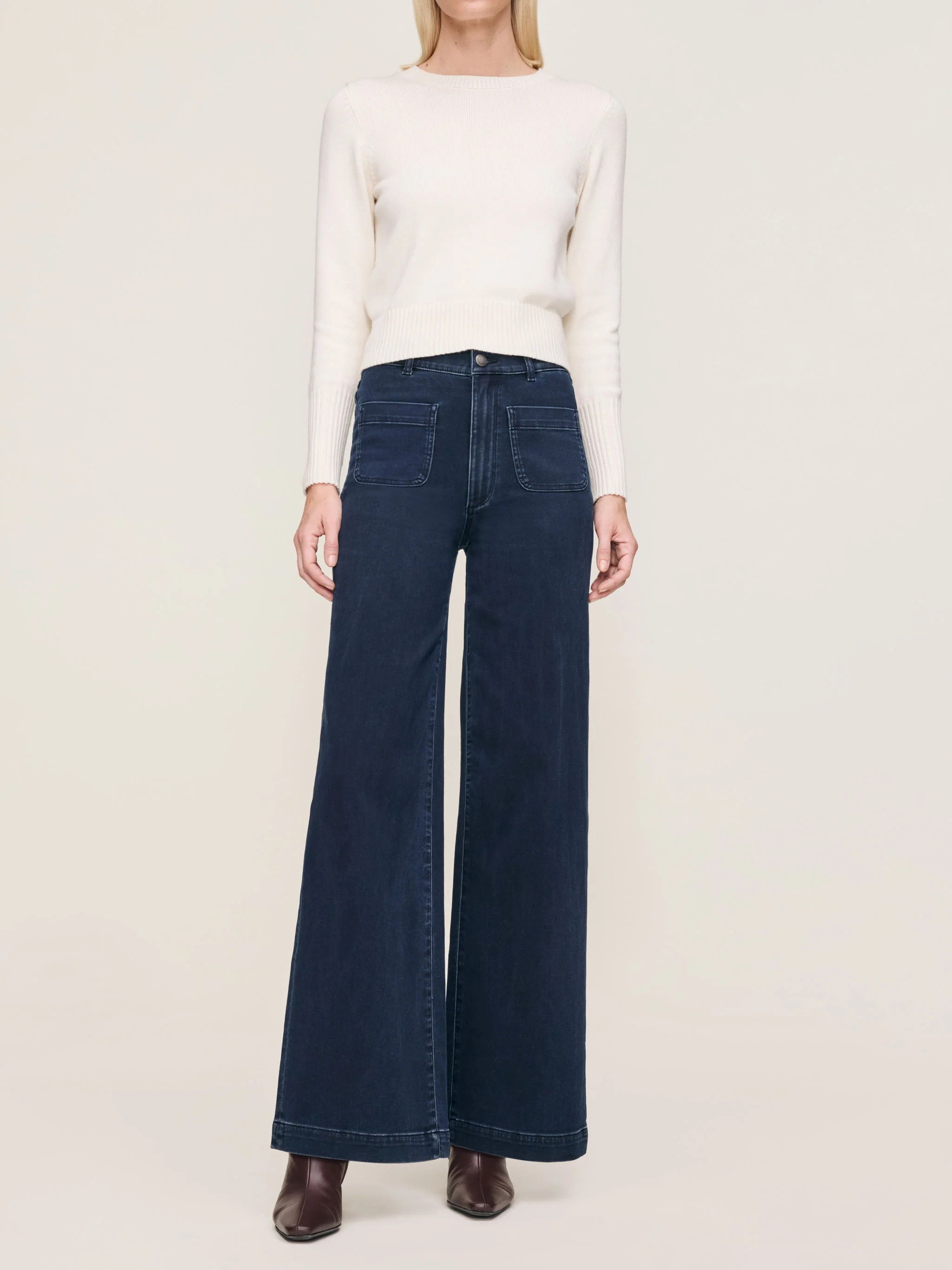 Hepburn Wide Leg High Rise 32" Jeans | Social | DL 1961 Women