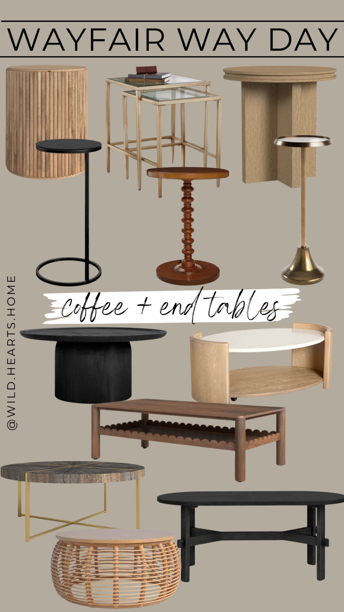 I found some of the cutest tables! The one with the scallops 😍 

#LTKxWayDay

#LTKsalealert #LTKhome #LTKfindsunder100