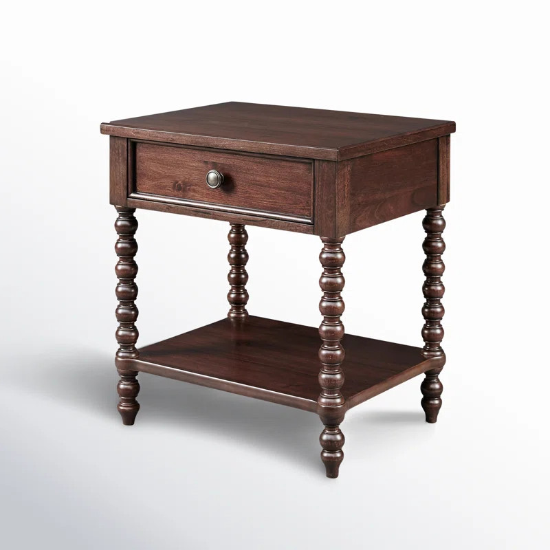 Beckett One Drawer Solid Wood Nightstand | Wayfair North America