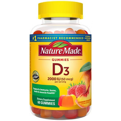 Nature Made Vitamin D3 Adult Gummies - 60ct | Target