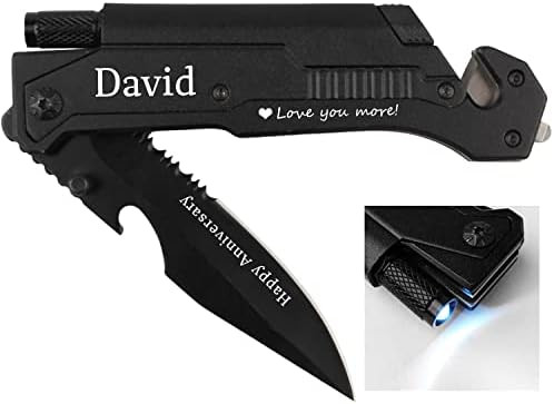 Gifts For Men, Custom Personalized Engraved Pocket Knife With 6 Functions, Gifts For Boyfriend Hu... | Amazon (US)