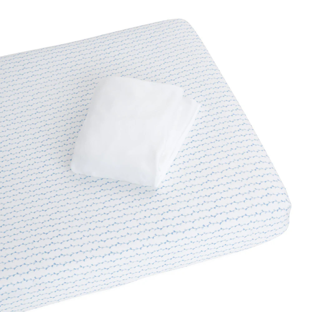 Printed Pima Crib Sheet Set | bella bliss 