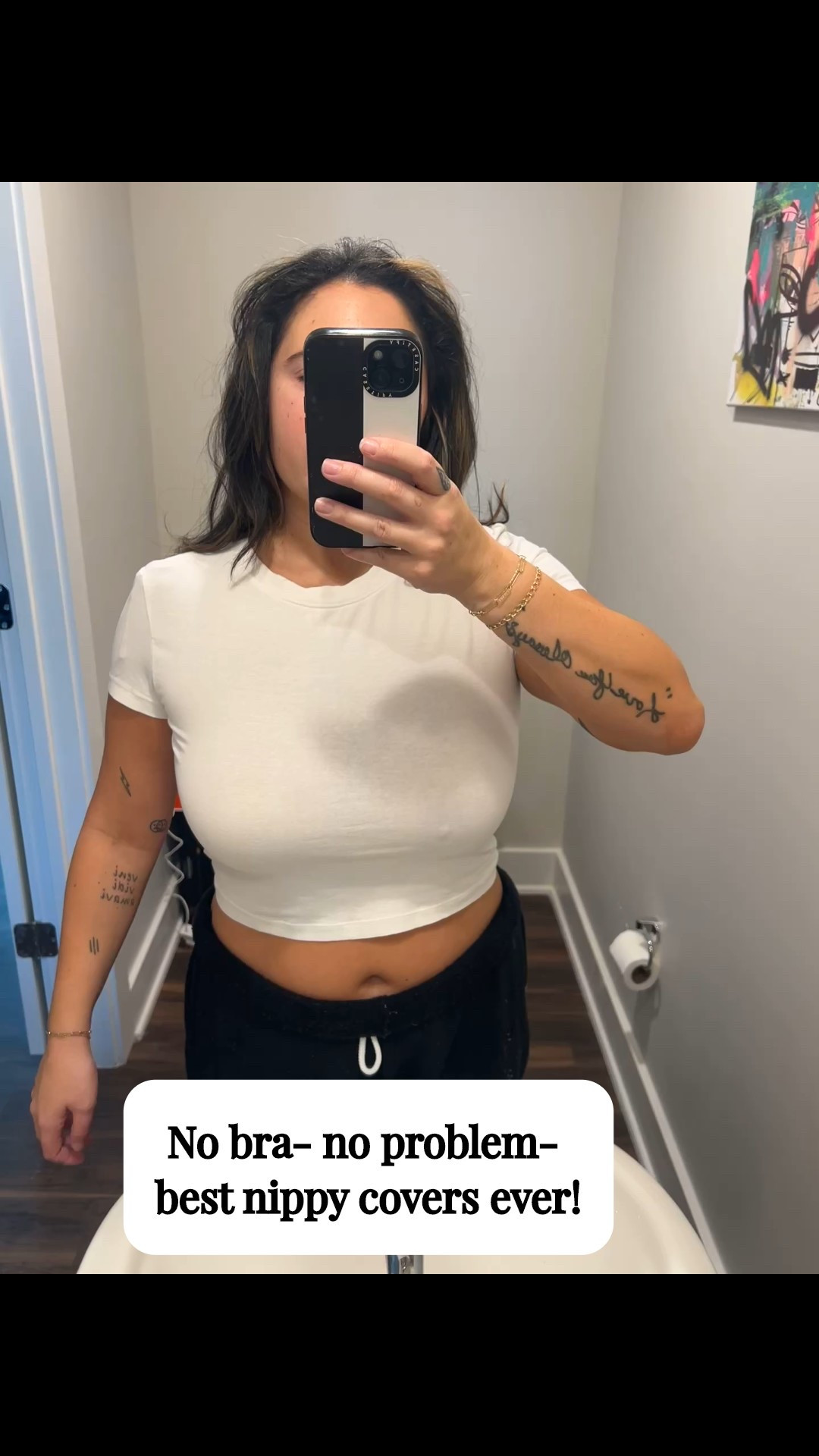 If you know me, you know, I hate wearing bras and I love wearing white baby teeth and white tank tops- these nipple covers are a lifesaver! They come in different shades AND sizing!

#LTKBeauty #LTKdayinmylife #LTKootd