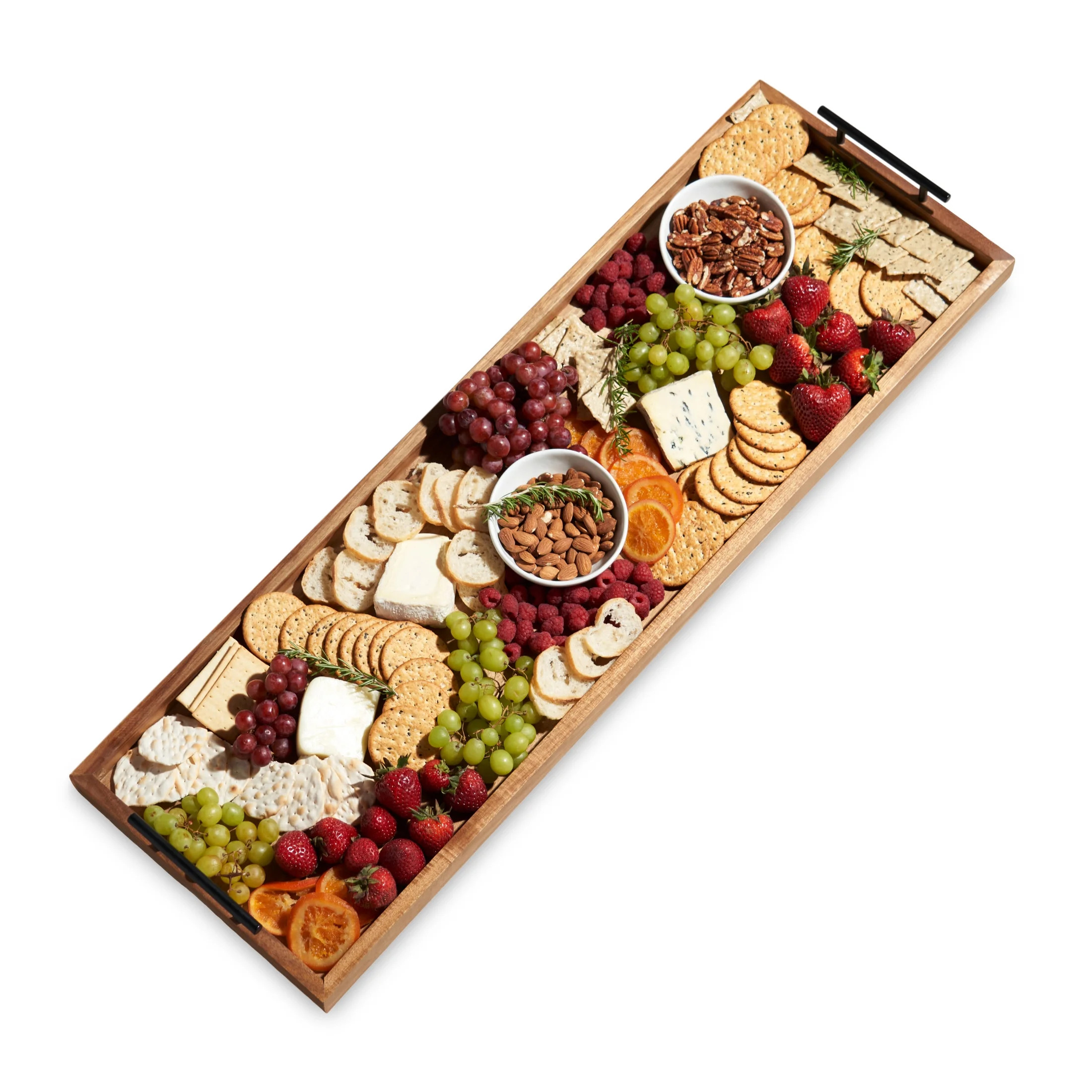 Twine Longboard Acacia Wood Cheese Board, Serving Tray, Home Décor Set of 1 | Walmart (US)