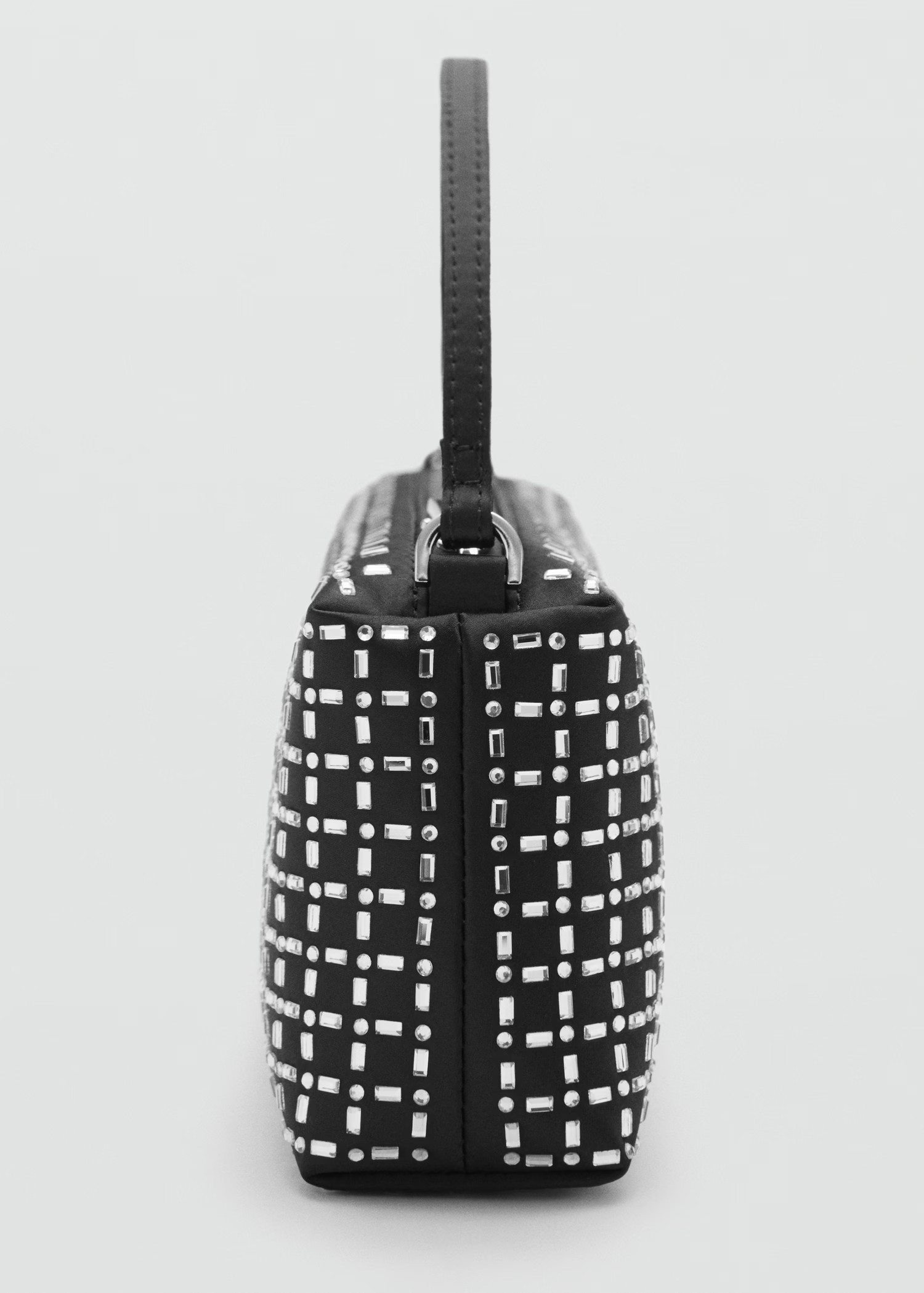 Mini bag with crystal appliqué - Women | MANGO United Kingdom | MANGO (UK)