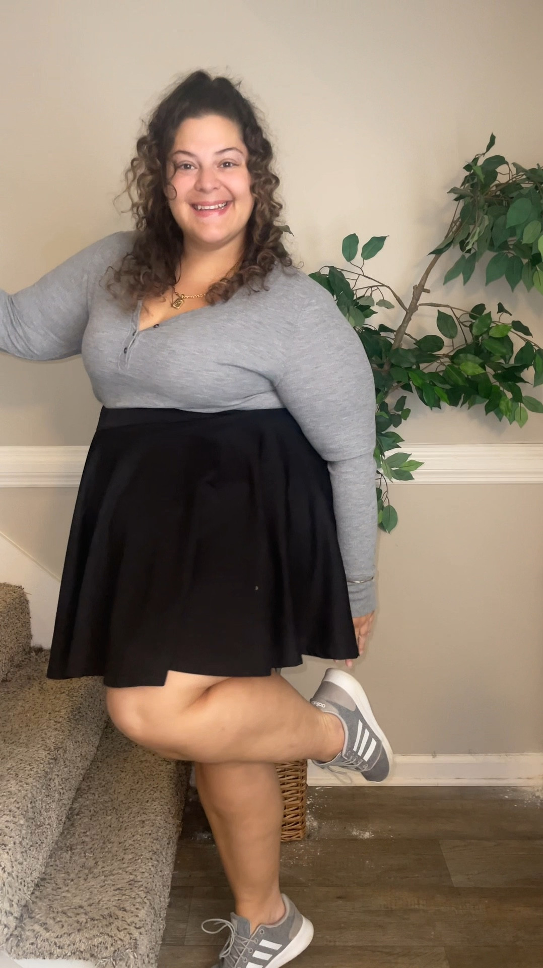 Hey boo! You can steal my look , but please not my date 😂🤷🏻‍♀️


Casual plus size outfits, plus size date outfits, Black skirt outfit , outfit inspo , plus size outfit inspo , casual outfit , size 20 outfits, tennis skirt , sneaker outfit , grey adidas, gold jewelry , date night outfit , curvy girl  inspo , self love , body love, body positivity 

 #sizeinclusivity #bodypositivity 


#LTKPlusSize #LTKMidsize