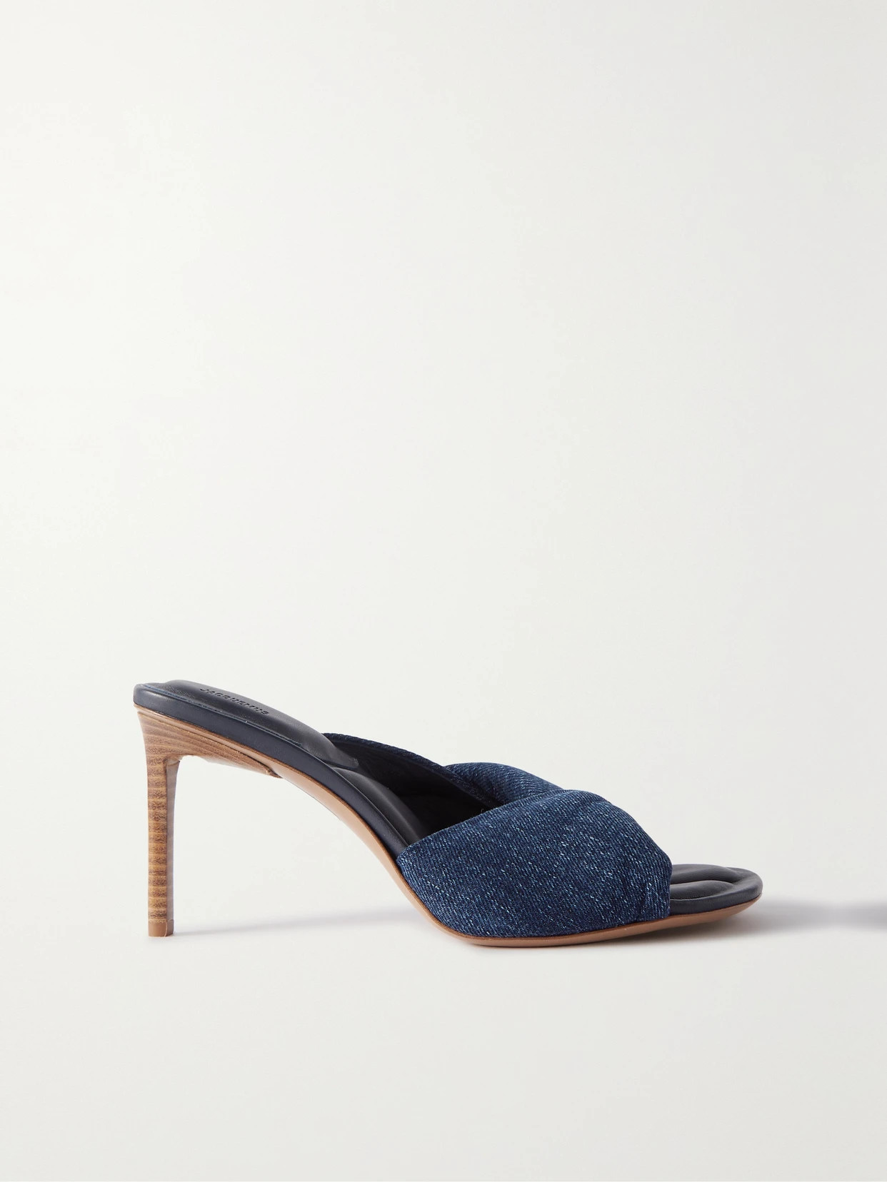 Jacquemus - Bagnu Denim Mules - Blue | NET-A-PORTER (US)