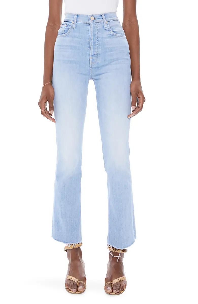 The Tripper High Waist Fray Hem Ankle Jeans | Nordstrom