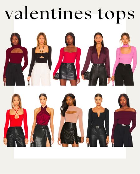 Valentine’s Day tops for a date or night out with friends. #vday #redtop #valentines #blacktop #cutetops #datenight #revolve #fashionjackson

#LTKstyletip #LTKunder100 #LTKSeasonal
