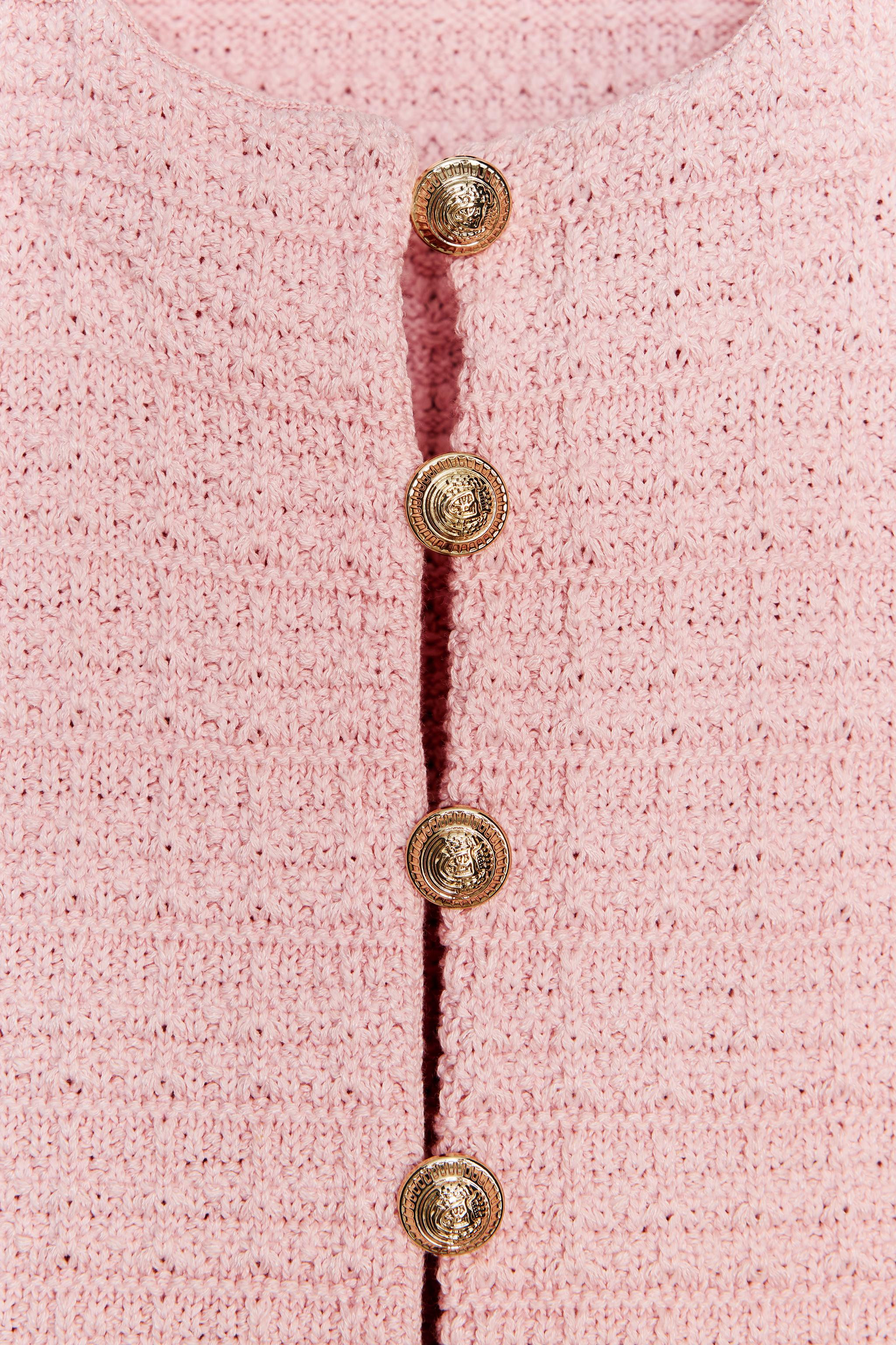 STRICKJACKE MIT VOLANT | Zara DE