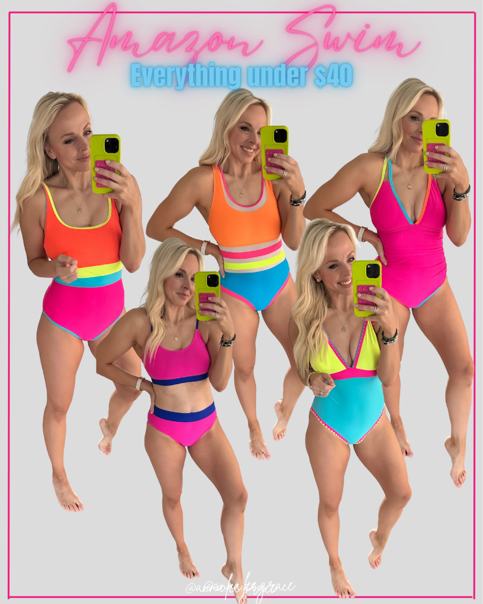 5 swimsuits, all from Amazon, all in time for spring break!! I’m 5’5” and 145lbs 

#LTKFindsUnder50 #LTKSwim #LTKStyleTip